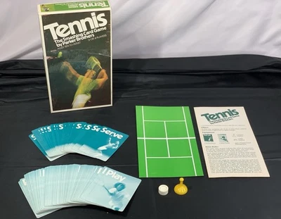 Vintage 1975 TENNIS The Smashing Card Game #740 by Parker Brothers 100% COMPLETE - Image 1 of 4