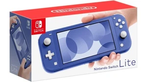 Nintendo Switch Lite 32GB Blue Handheld Game Console (New) Free Shipping in USA - Picture 1 of 2