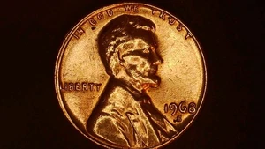 1968 S Lincoln Memorial Penny DD Rim "L" on Rim "IGWT" on Rim RED - Picture 1 of 19