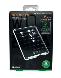 Western Digital WD BLACK P10 Portable Game Drive 2TB External HDD For Xbox - NEW - Afbeelding 1 van 6