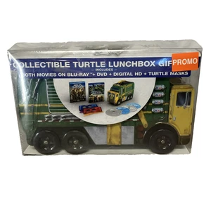 New Limited Edition Ninja Turtles Lunchbox Set 4 Disc Collectable Gift Set - Picture 1 of 13