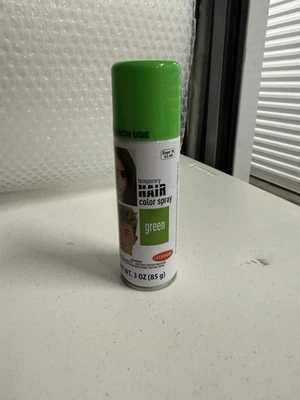 Color de cabello en aerosol temporal Goodmark VERDE 3 OZ Halloween Foto 1 de 2