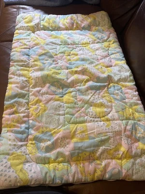 Saco de Dormir Vintage Bebé Bunting Amarillo Cuna Manta Animales Alfabeto Foto 1 de 4