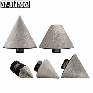 Broca de fresado de cono biselado de diamante 20 mm-82 mm porcelana granito para amoladora - Imagen 1 de 13