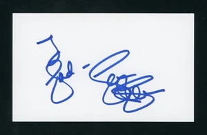 Tarjeta firmada 3x5 Leah Remini Actriz: El Rey de Reinas, Muñecas Vivas E28596 - Imagen 1 de 1