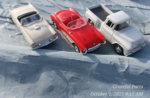 Welly 1/38 Scale Diecast Chevy Corvette Apache Ford Thunderbird Lot Of 3 - Picture 1 of 2