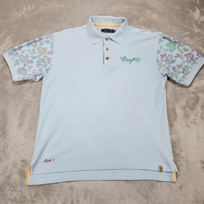 Polo Coogi Para Hombres XL Cachemira Manga Corta Bordada Informal Golf Rugby Foto 1 de 4