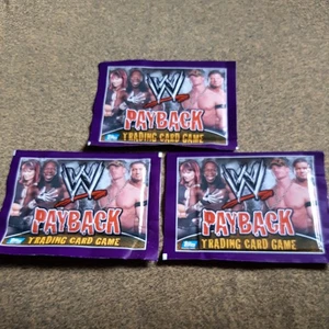 Unopened Packs Payback  2006 X3  Topps WWE Wrestling Trading Card packets - Picture 1 of 4