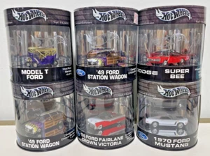 Hot Wheels Oil Can Designer's Choice Series LOT MODEL T SUPER BEE 70 MUSTANG - Picture 1 of 13