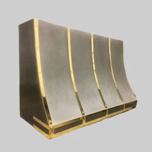 Stainless Steel Range Hood, for La Cornue Stainless Steel - 36" Wide x 30" Tall - Picture 1 of 3