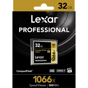 Lexar 32GB 64GB 128GB 256GB 1066x 160MB/s CF Compact Flash Memory Card UDMA7 - Picture 1 of 5