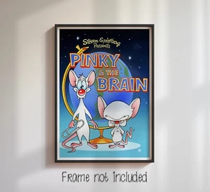 Pinky and the Brain Classic 90s - High Quality Poster - Picture 1 of 4
