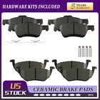 Front & Rear Brake Pads W/Hardware For Ford Escape Mazda Tribute Mercury Mariner