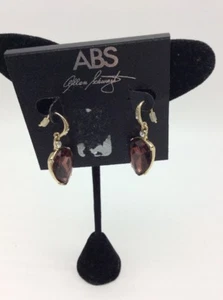 $35 ABS ALLEN SCHWARTZ TEAR DROP EARRINGS CC 57 - Picture 1 of 4
