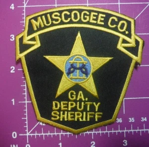 MUSCOGEE COUNTY, GEORGIA SHERIFF SHOULDER PATCH GA - Imagen 1 de 2