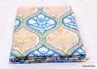 2.5 Yard Hand Block Fabric Mugal Buta Print Soft Cotton Fabric For Quilting