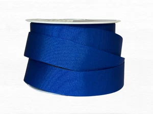 Royal Blue Grosgrain Ribbon, Berisfords Colour 9570 Various Widths and Lengths - Picture 1 of 10