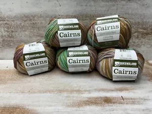 Lot of 5 Queensland Collection CAIRNS Cotton Blend YARN - 40 Gantheaume Point - Picture 1 of 5