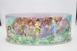 Disney Fairies Disney Store Tinkerbell Figurine Set NIB 8 Fairies In Total - Picture 1 of 7