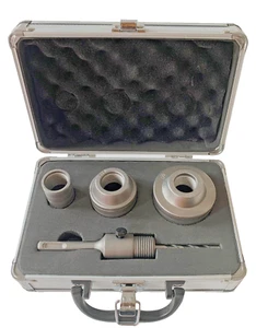 Wall Hole Cutter Concrete Hole Saw Kit 30-50-65mm SDS Plus Shank Cement Opener - Picture 1 of 7