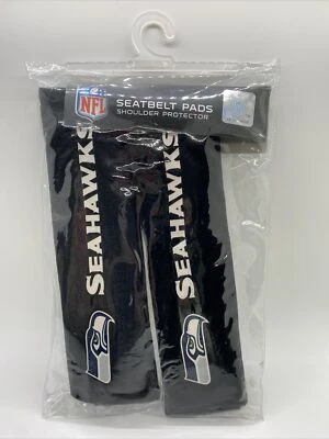 Seattle Seahawks NFL Cinturón de Seguridad Cubierta Almohadillas para los Hombros Correa Automática Fútbol 2 PC NUEVO Foto 1 de 4