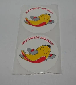 SOUTHWEST AIRLINES TJ LUV STICKER LOT OF 2 - Picture 1 of 2