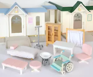 Sylvanian General Hospital spares drip, chair, bed Cottage Flair Calico Critters - Picture 1 of 11