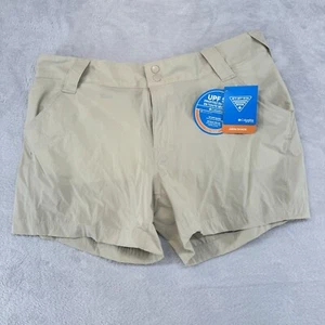 Columbia PFG Damen Größe 16 Khaki Koralle Point III Shorts Outdoor UPF 50 Neu 0160 - Bild 1 von 3