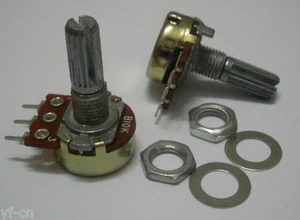 50x Potenciómetro Mono Rotativo Lineal Tipo B Eje de Olla una unidad 20 mm 3 pines - Imagen 1 de 3
