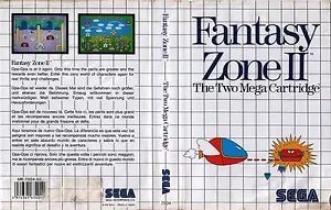 - Fantasy Zone II Master System Box Art Case Insert Cover Only - Picture 1 of 1