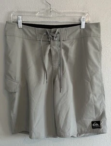 Quiksilver pantaloncino uomo beach volley grigio con coulisse taglia large - Foto 1 di 8