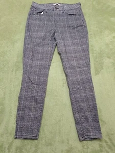 Chico's Women 11/30w So Jeggings High Rise Gray Plaid Pants Trousers - Picture 1 of 12