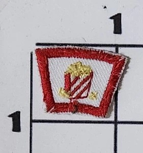 Popcorn Sales Patch BSA Boy Scouts Cub Scout Webolos Embroidered Merit Badge - Picture 1 of 1