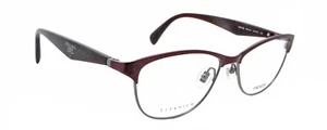 Neue authentische Prada VPR 54Q LAT1O1 Silber Rot Rechteckig Titan Brille - Bild 1 von 7