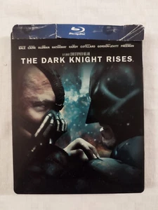 BATMAN THE DARK KNIGHT RISES IL CAVALIERE OSCURO IL RITORNO STEELBOOK 2 BLU RAY - Foto 1 di 7