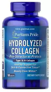 HYDROLYSED Collagen / 180 Caplets \ 1000mg \ Skin Hair Nails \ Quick Dispatch - Picture 1 of 6