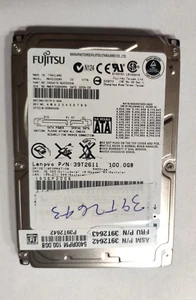 39T2643 - Lenovo ThinkPad 100Gb 5400Rpm SATA Hard Drive - ships FREE from Ohio! - Picture 1 of 1