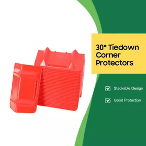 30 Pack Edge Corner Protector Flatbed Strap Protector for Cargo Load Truck Ship - Bild 1 von 10