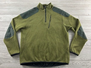 5.11 Tactical Series Utility Job Fleece Men XL Green 1/4 Zip Pullover Padded - Picture 1 of 8