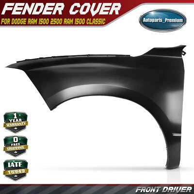 Guardabarros delantero izquierdo para Dodge Ram 1500 2009-2010 2500 3500 Ram 1500 Classic Foto 1 de 4