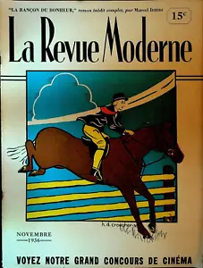 La Revue Moderne Zeitschrift November 1936 HD Croucher Marcel Idiers - Bild 1 von 3