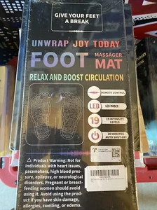 EMS Foot Massager Mat for Neuropathy-Foot Stimulator w/Remote ✅ New Sealed ✅ NIB - Picture 1 of 7