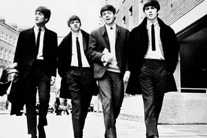 Beatles Hard Days Night 1962 s/w Foto scharfe Details - Bild 1 von 2