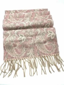 Preston York Schal Damen Winter warm Hals Blumenmuster rosa grün - Bild 1 von 5
