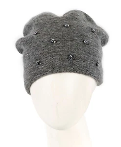 Wool grey beanie made in Europe. Hats From OZ -100% Australian Owned busines - Picture 1 of 5