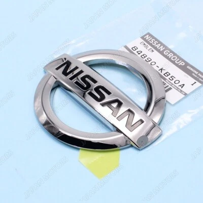Nuevo OEM Nissan GT-R Cupé Tapa Trasera Maletero Cromo Emblema Insignia ADHESIVA 84890KB50A Foto 1 de 4