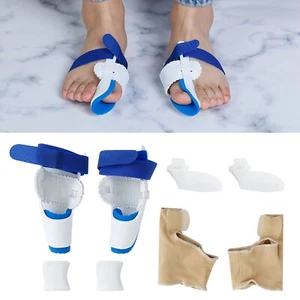 8PCS Big Toe Bunion Splint Straightener Corrector Foot Pain Relief Hallux Valgus - Picture 1 of 11
