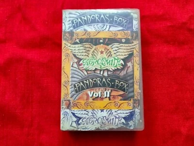 Aerosmith Pandoras Box Vol II RARE orig Cassette tape INDIA indian Clamshell - Image 1 of 4