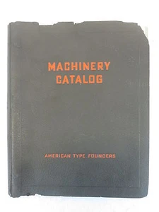 AMERICAN TYPE FOUNDERS Machinery Catalog 1936 Milwaukee, WI - Picture 1 of 10