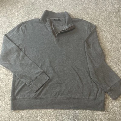 Suéter Pullover Tahari Para Hombre 1/4 Cuarto Cremallera Algodón Foto 1 de 4